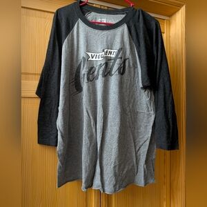 Violent Gentleman 3 Quarter Sleeve Tee